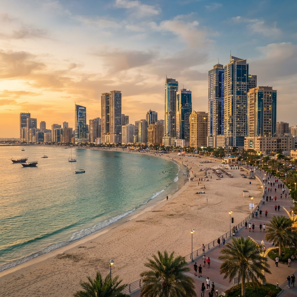 Ajman skyline