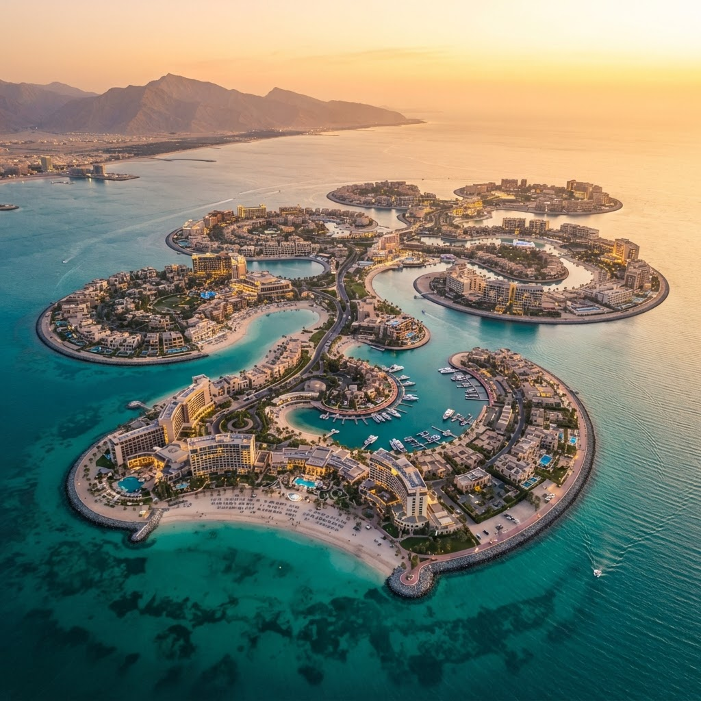 Al Marjan Island skyline